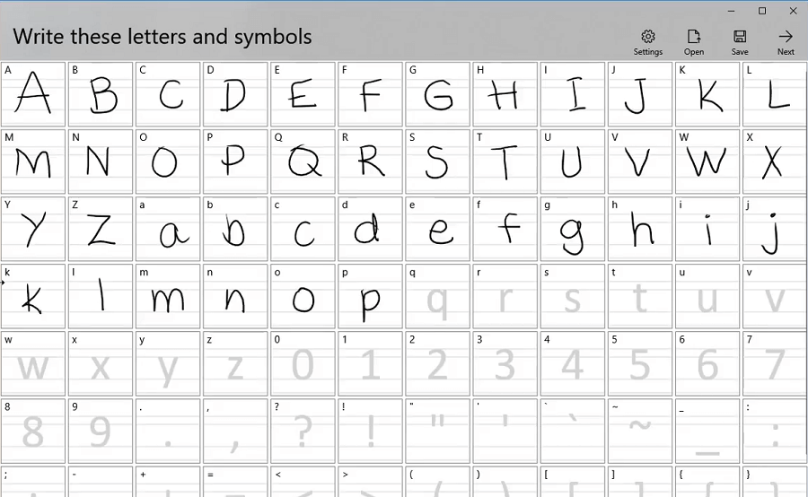 微軟 Font Maker